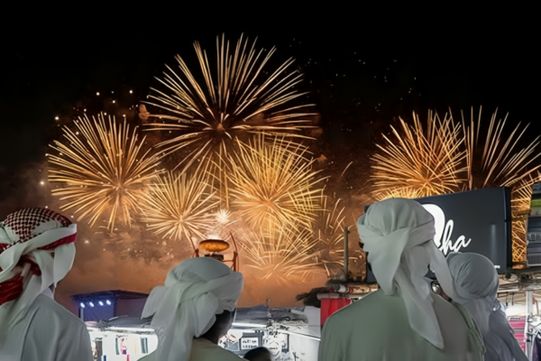 New Year Fireworks Light Up Abu Dhabi And Dubai